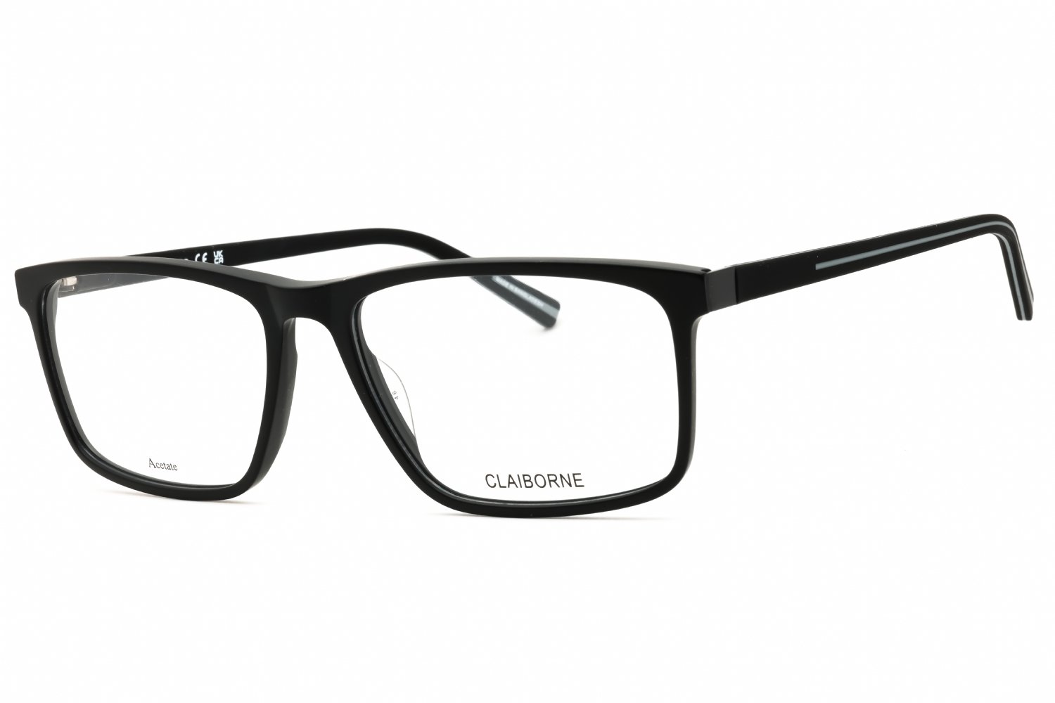 Liz Claiborne CB 322 MTT BLACK/clear demo lens 0003 00 57X16X145
