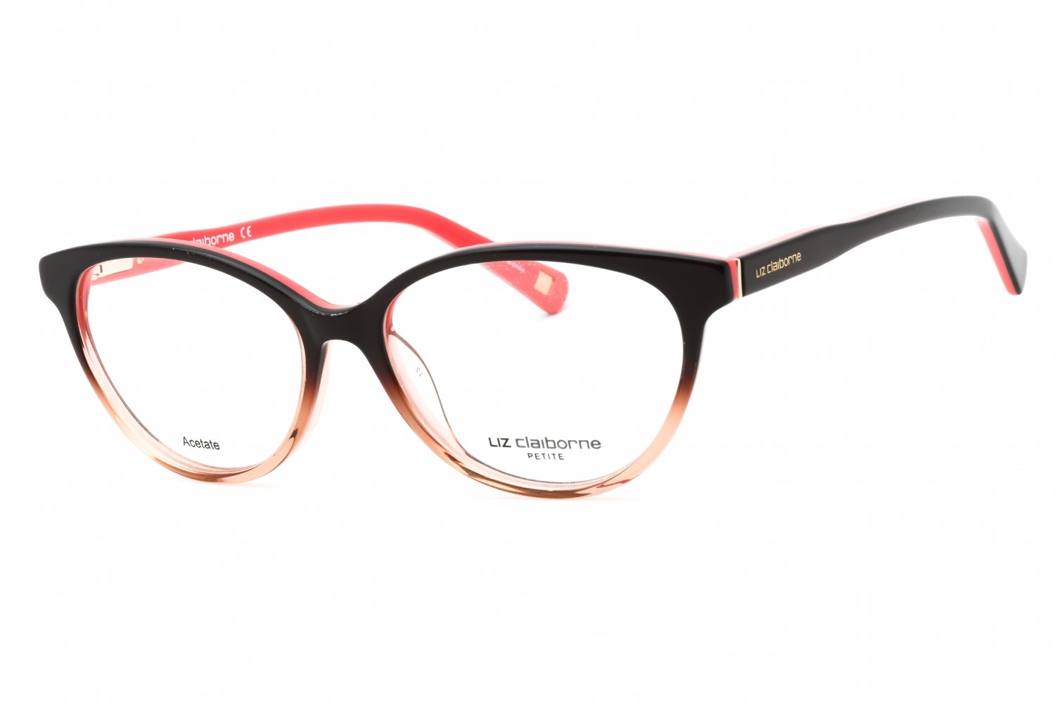 Liz Claiborne L 452 SH BRW BEIGE/Clear demo lens 06OX 00 51-15-135 MM
