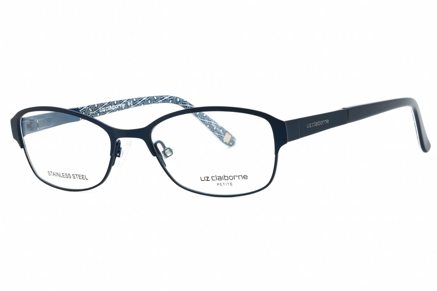 Liz Claiborne L 455 SMTT NAVY/Clear demo lens 0E8W 00 50-17-135 MM