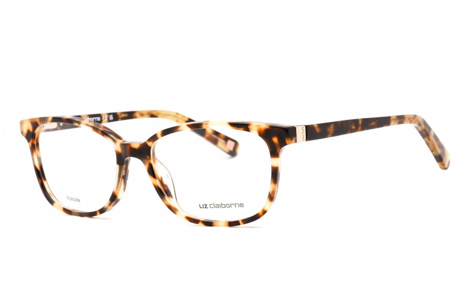Liz Claiborne L 631 Camel Tortoise / Clear demo lens 0ESP 00 52-16-135 MM