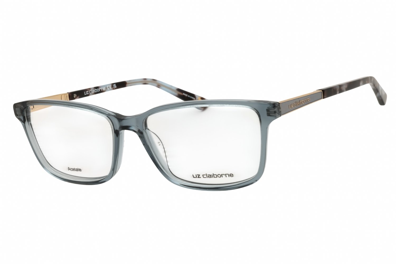Liz Claiborne L 671 AQ CRY/clear demo lens 0E1N 00 55X16X140