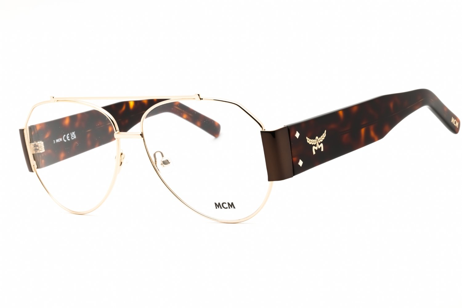 MCM MW5001 pale gold/Clear demo lens 032 58X14X145