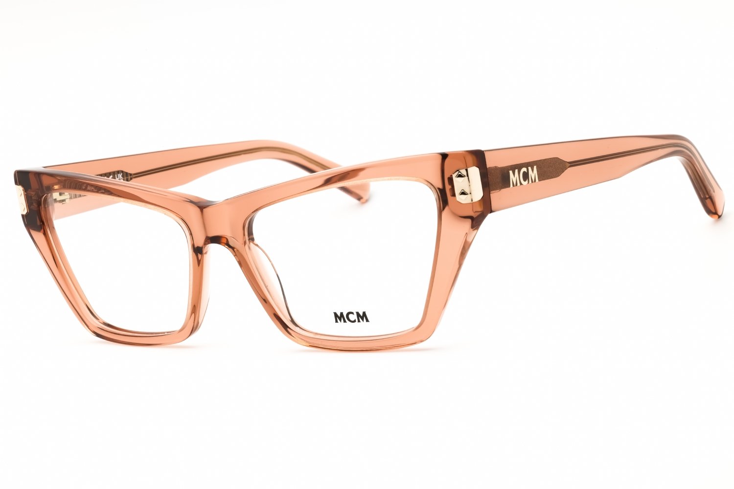 MCM MW5005 shiny pink/Clear demo lens 072 53-16-140 MM
