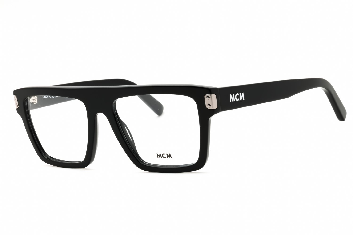 MCM MW5006 shiny black/Clear demo lens 001 53-17-145 MM