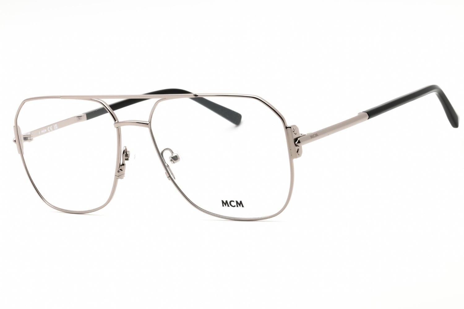 MCM MW5007 Shiny Light Ruthenium /Clear demo lens 014 57-15-145 MM