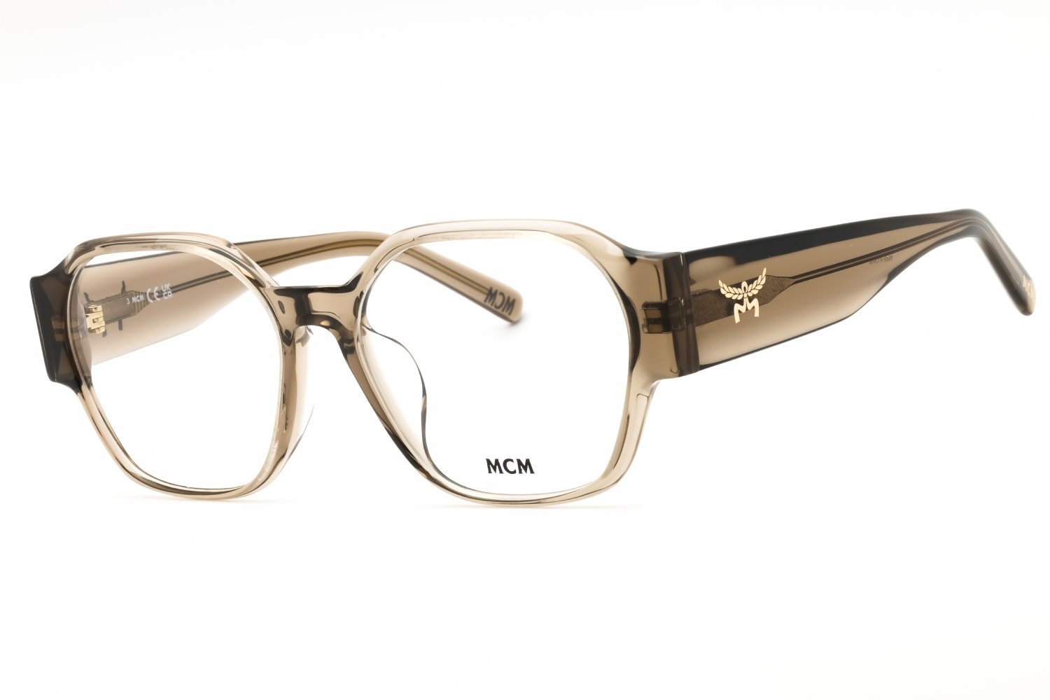 MCM MW5008-D Shiny Beige/Clear demo lens 057 54-16-140 MM