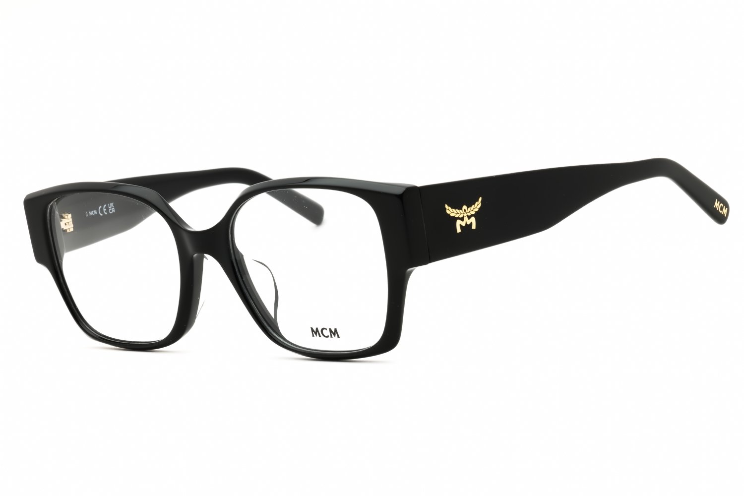 MCM MW5009-D shiny black/Clear demo lens 001 53-18-140 MM
