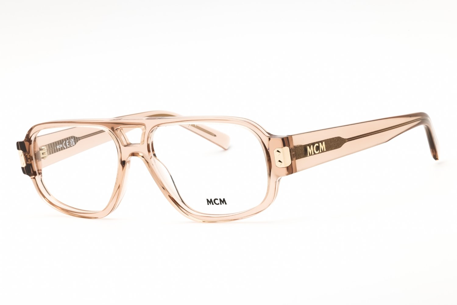MCM MW5012 Shiny pink/Clear demo lens 072 55-15-145 MM