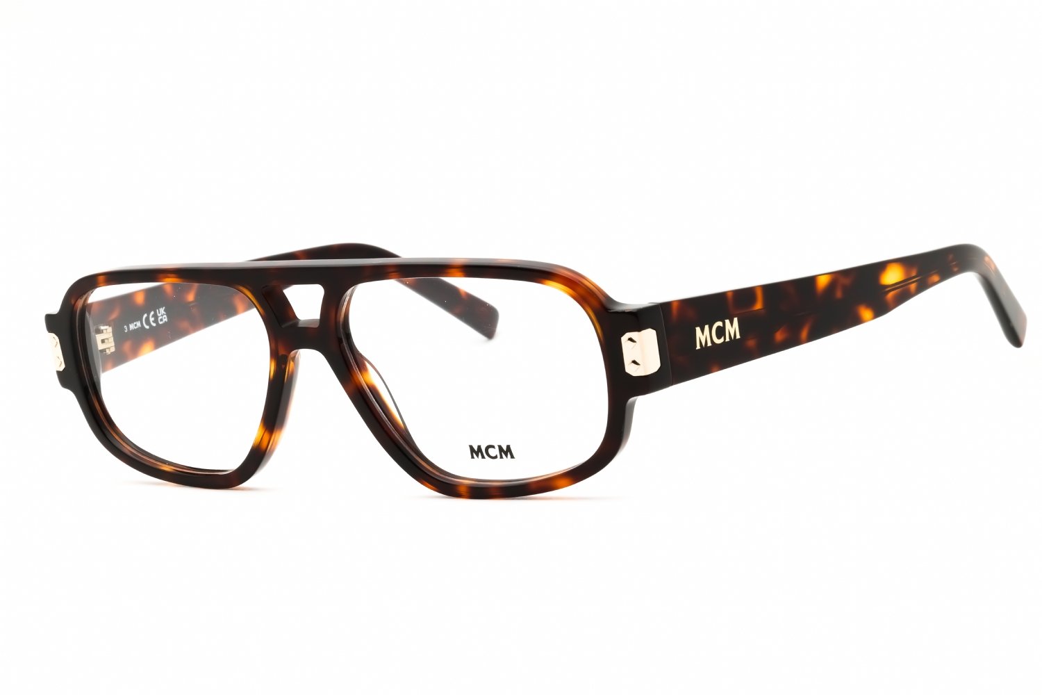 MCM MW5012 dark havana/Clear demo lens 052 55-15-145 MM