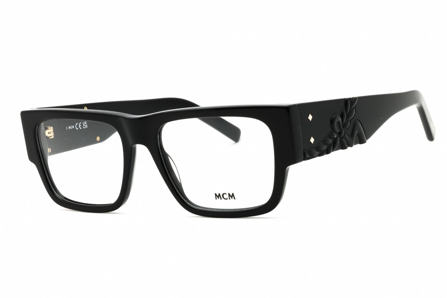 MCM MW5013 shiny black/Clear demo lens 001 53-17-145 MM