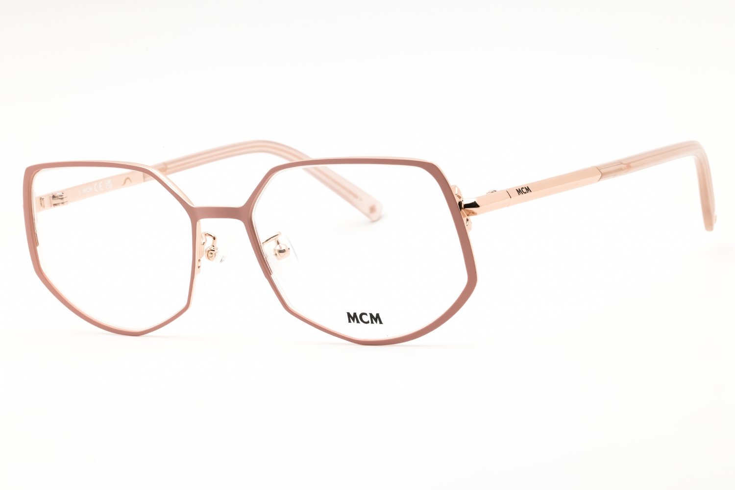MCM MW5015-H matte pink/Clear demo lens 073 54-17-140 MM
