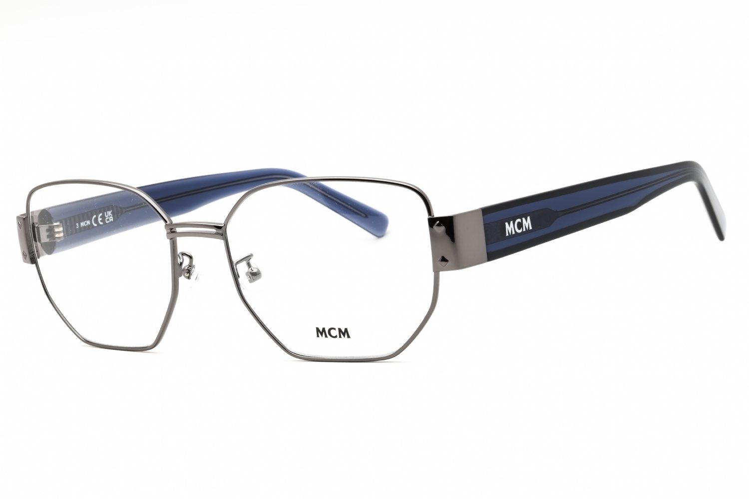 MCM MW5016-H shiny gunmetal/Clear demo lens 008 56-178-145 MM