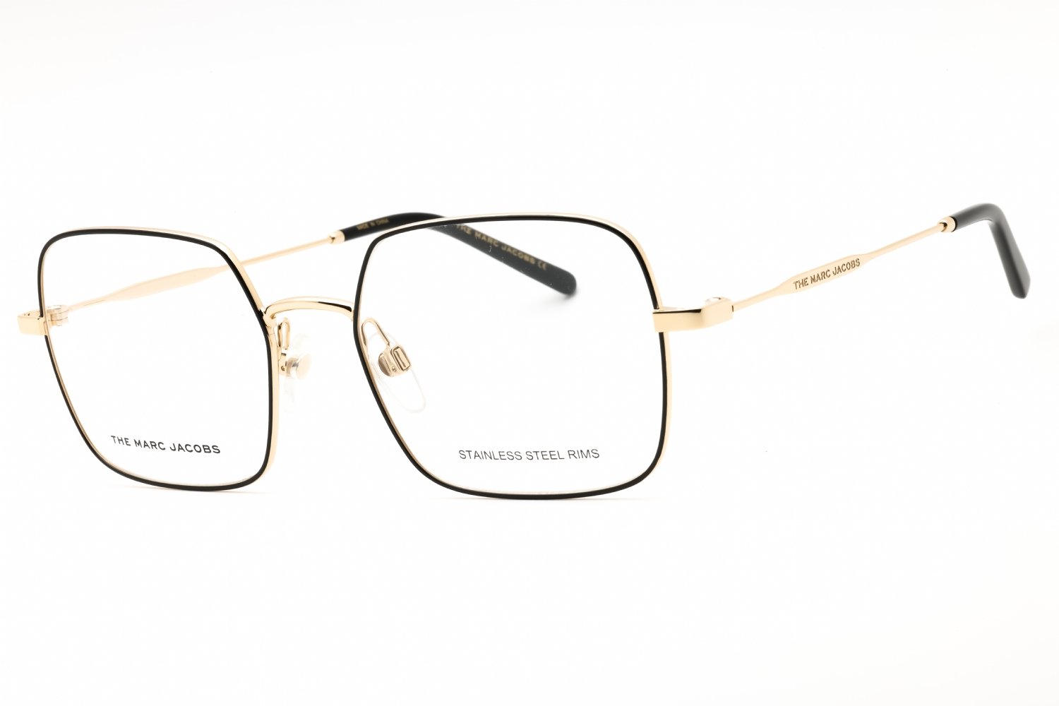 Marc Jacobs MARC 507 GOLD BLACK/Clear demo lens 0RHL 00 54-18-145 MM