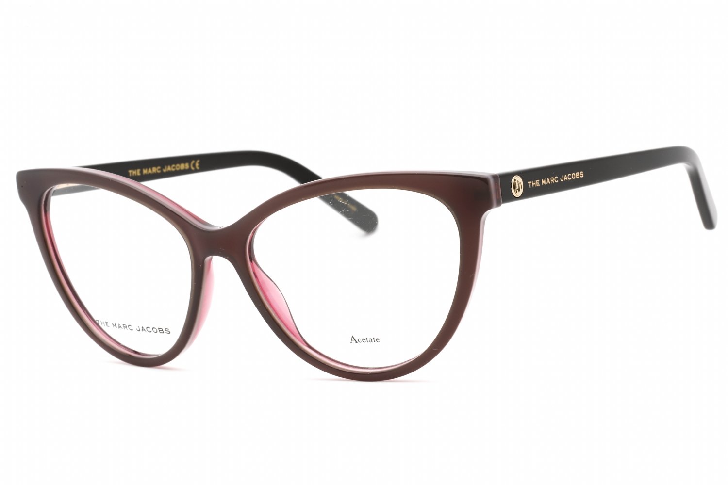 Marc Jacobs MARC 560 GREY BURGUNDY/Clear demo lens 07QY 00 54-15-140 MM