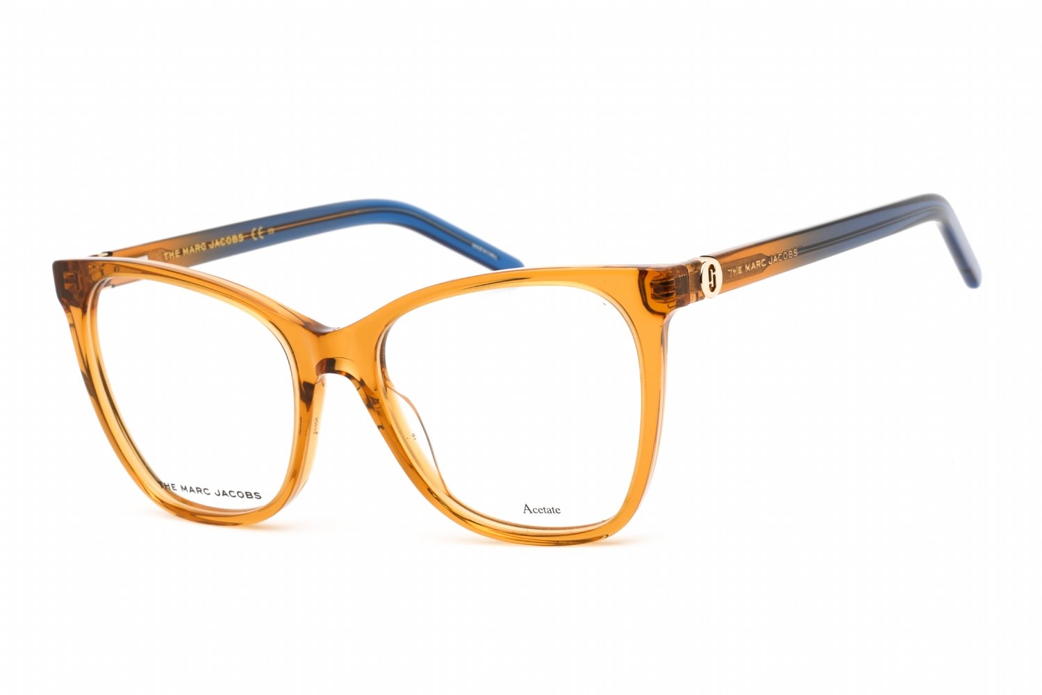 Marc Jacobs MARC 600 BROWN BLUE / Clear demo lens 03LG 00 52X17X140