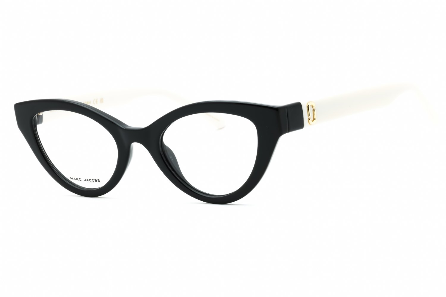 Marc Jacobs MARC 651 BLACK WHTE/Clear demo lens 080S 00 49-20-145 MM