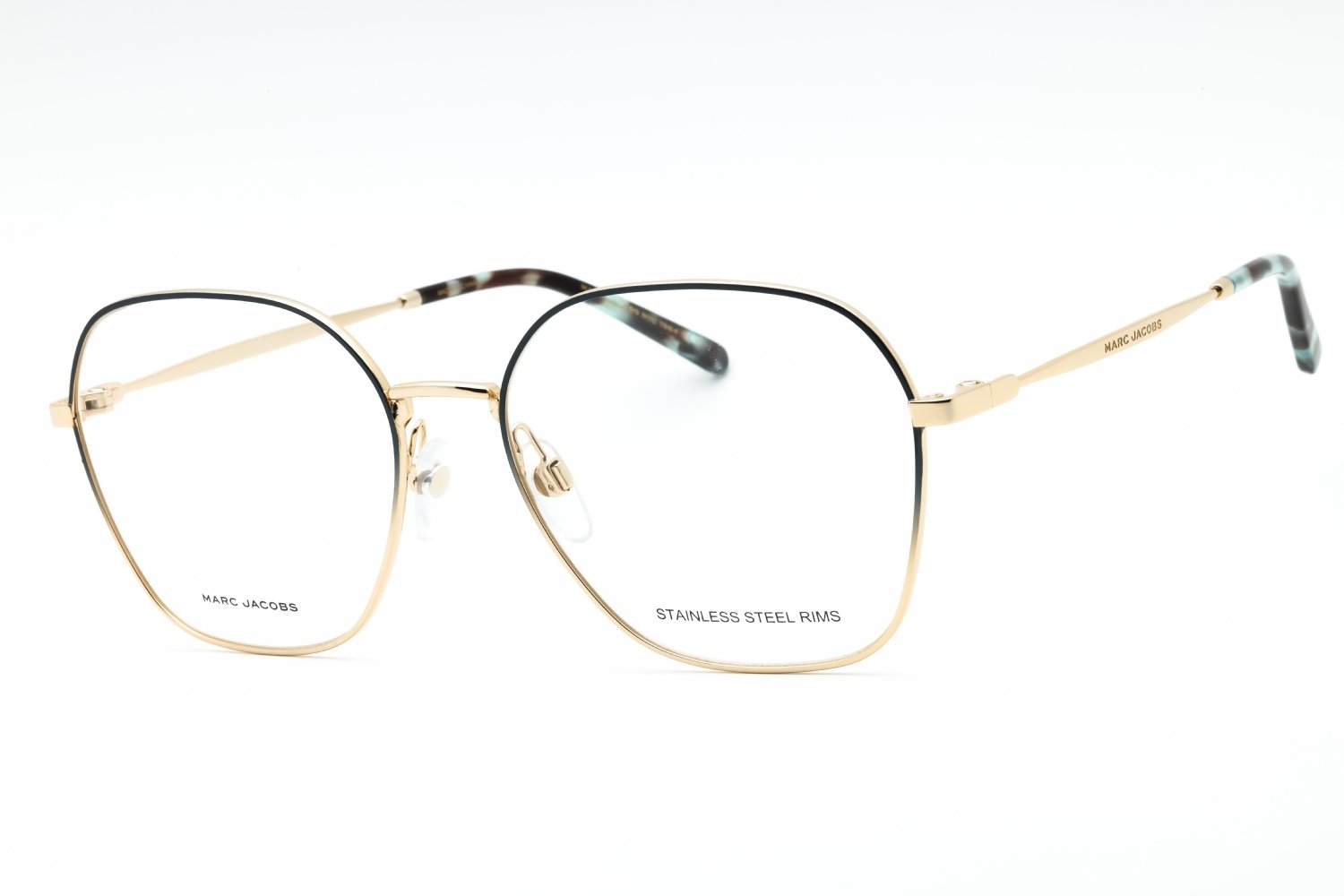 Marc Jacobs MARC 703 Gradient Matte Blue Gold/Clear demo lens 0NUC 00 56-17-145 MM