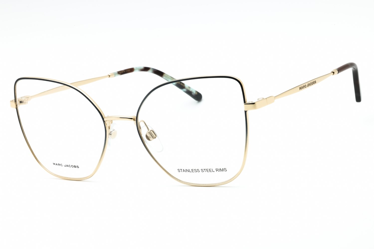 Marc Jacobs MARC 704 Gradient Matte Blue Gold/Clear demo lens 0NUC 00 56-18-145 MM