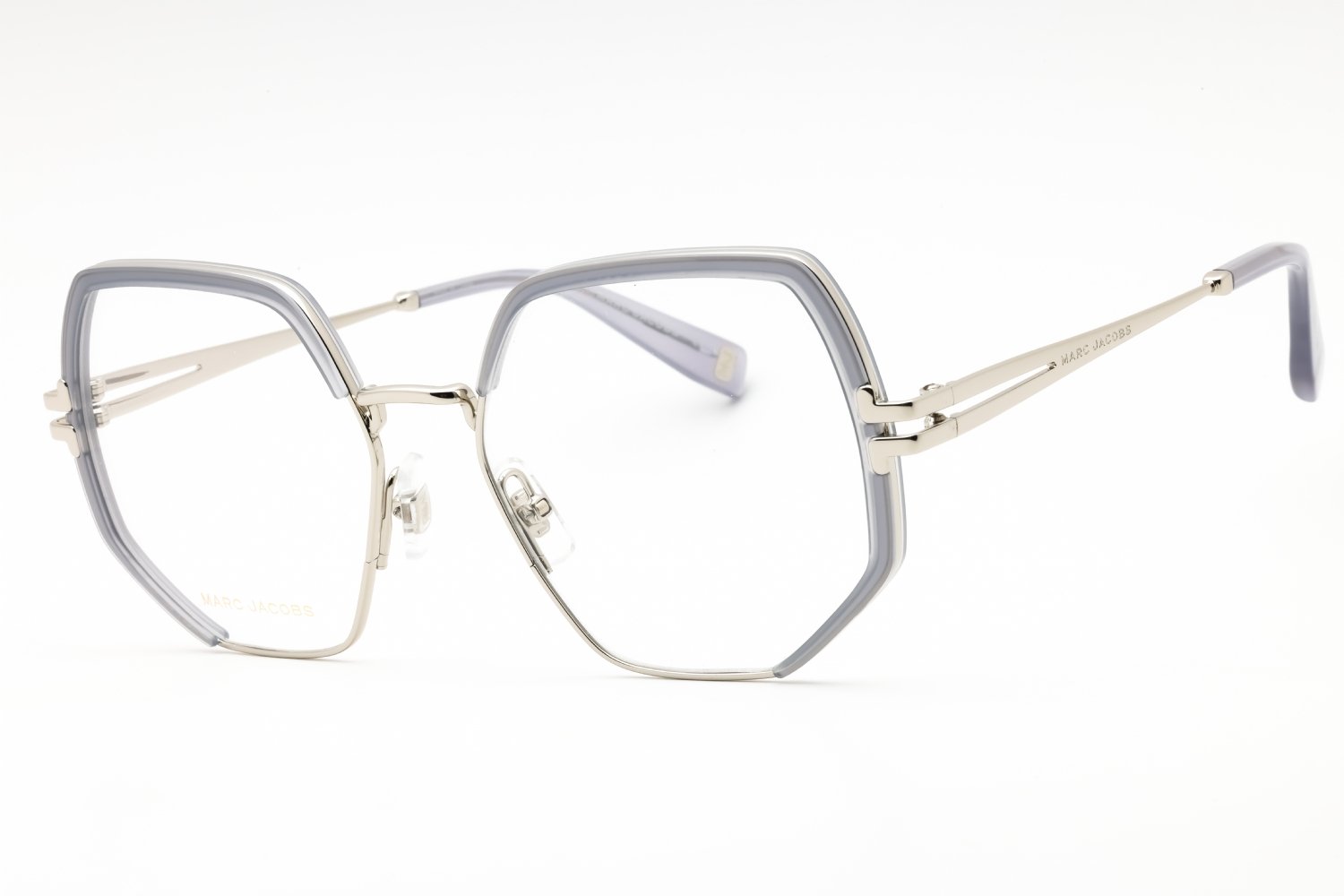 Marc Jacobs MJ 1092 Palladium Silver/Purple/Clear demo lens 0GME 00 55-17-140 MM