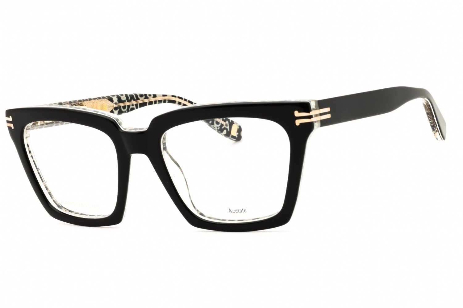 Marc Jacobs MJ 1100 Black/Crystal/Clear demo lens 0TAY 00 52X16X140