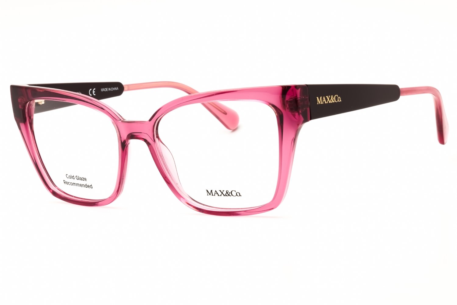 Max & Co MO5070 shiny pink / Clear demo lens 072 53X16X140