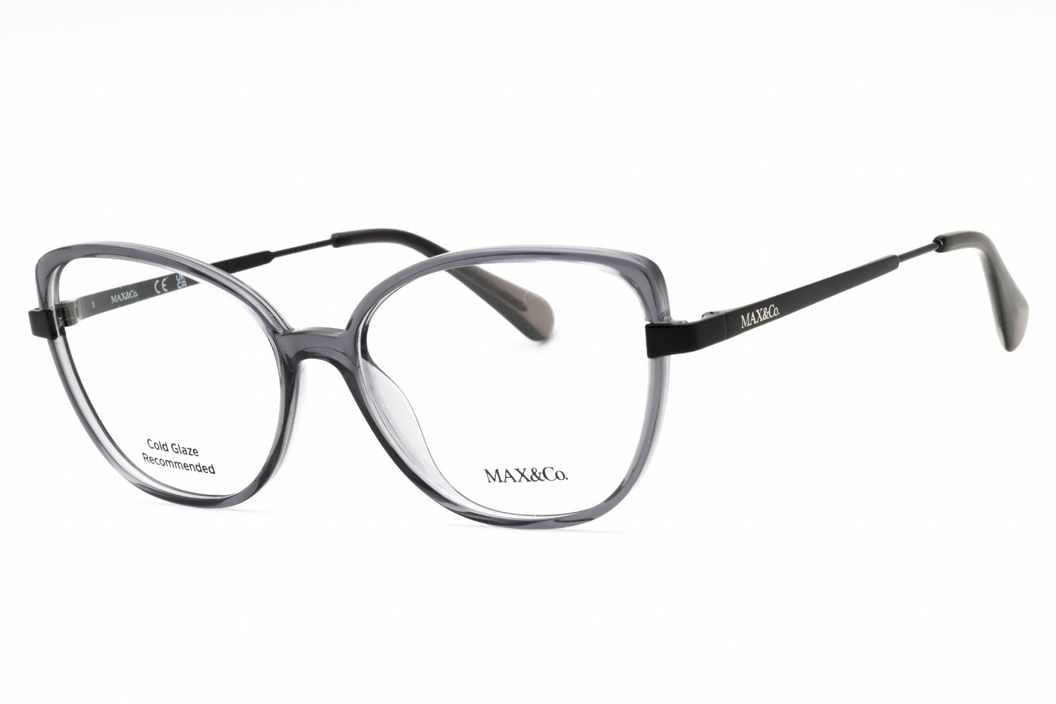 Max & Co MO5079 shiny black/Clear demo lens 001 53-15-140 MM