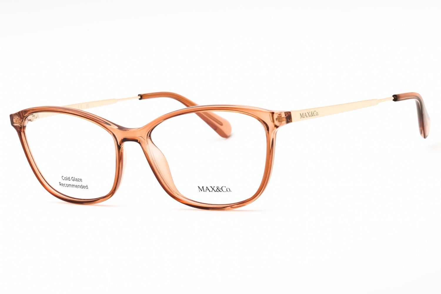 Max & Co MO5083 shiny light brown / Clear 045 54-15-140 MM
