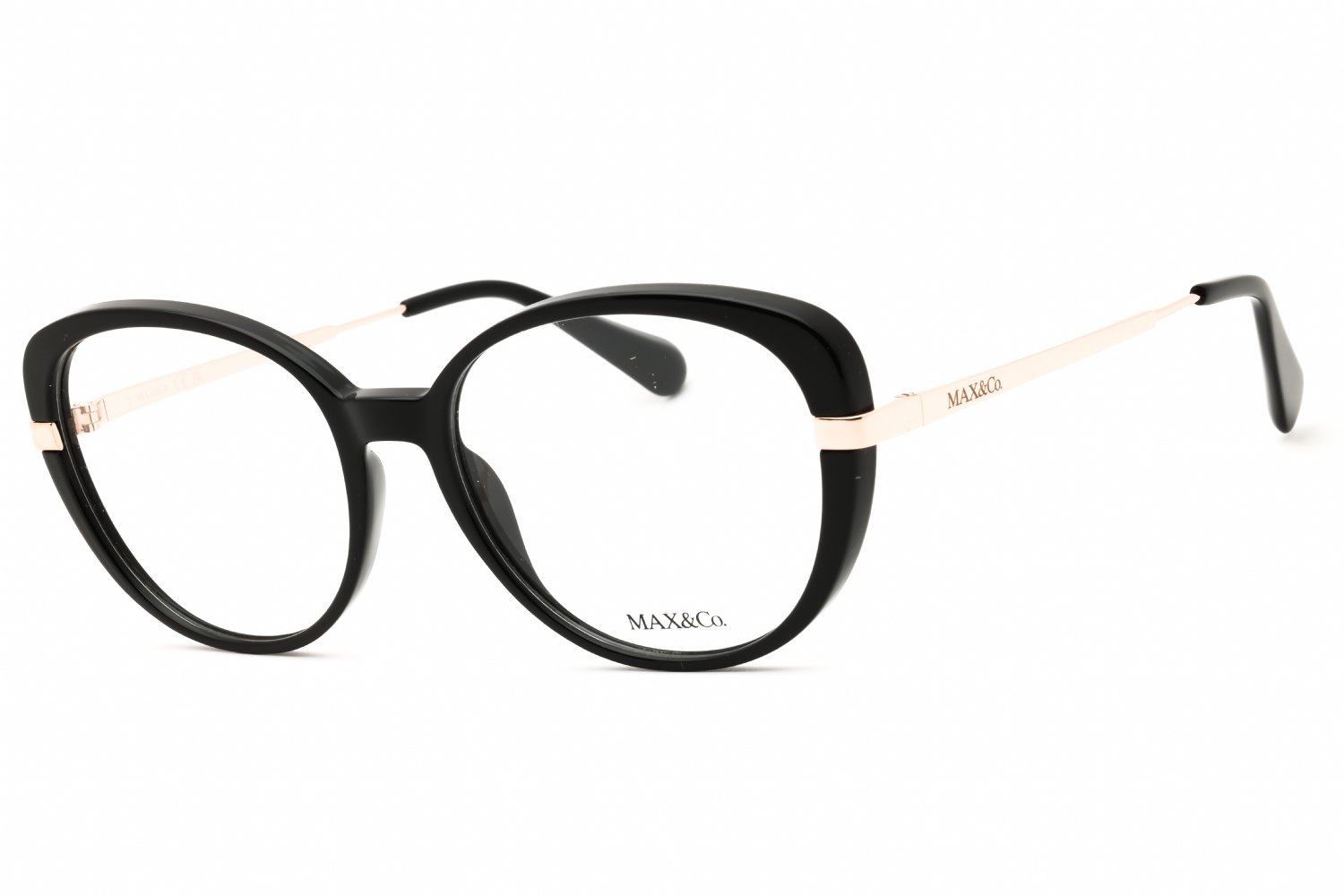 Max & Co MO5112 shiny black/clear demo lens 001 54X17X140