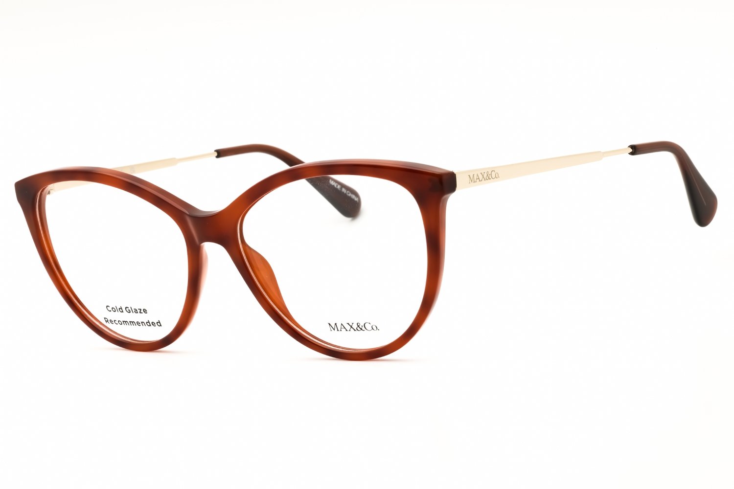 Max & Co MO5120 dark havana / Clear demo lens 052 54X15X140