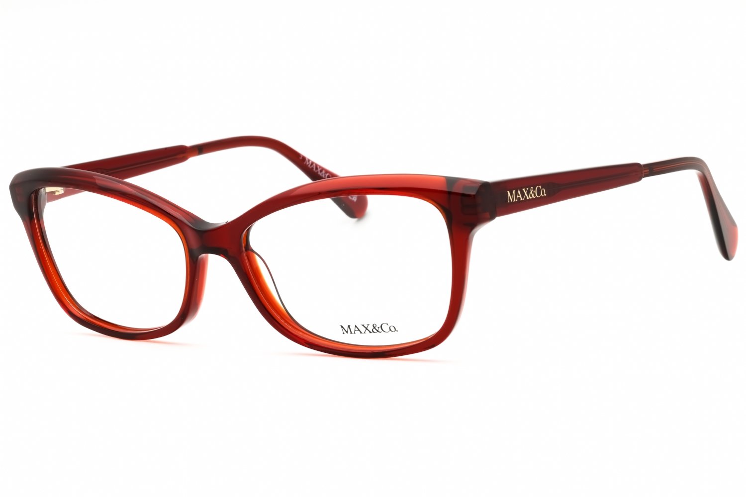 Max & Co MO5127 shiny red/clear demo lens 066 53-15-135 MM