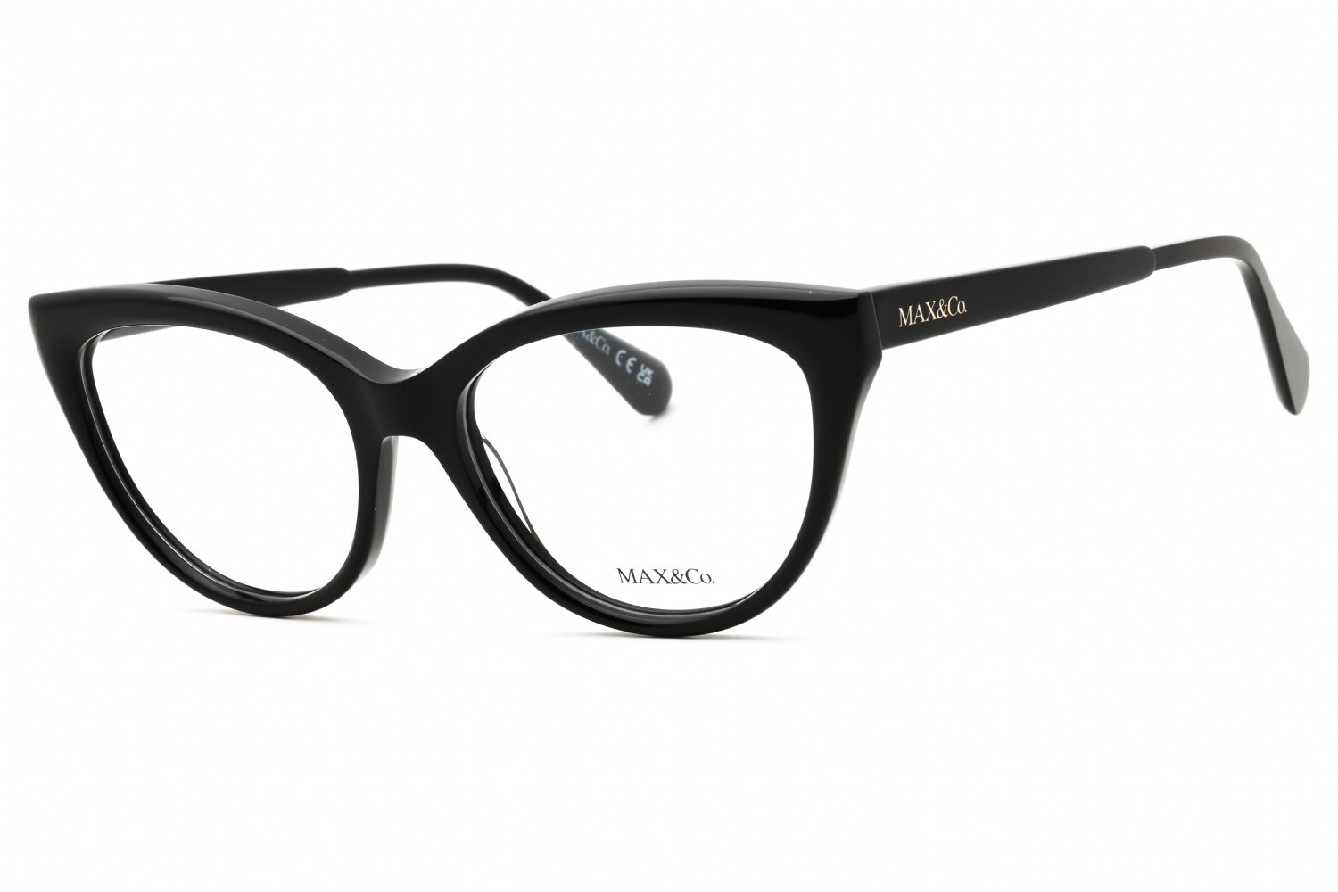 Max & Co MO5131 shiny black/clear demo lens 001 53X16X145