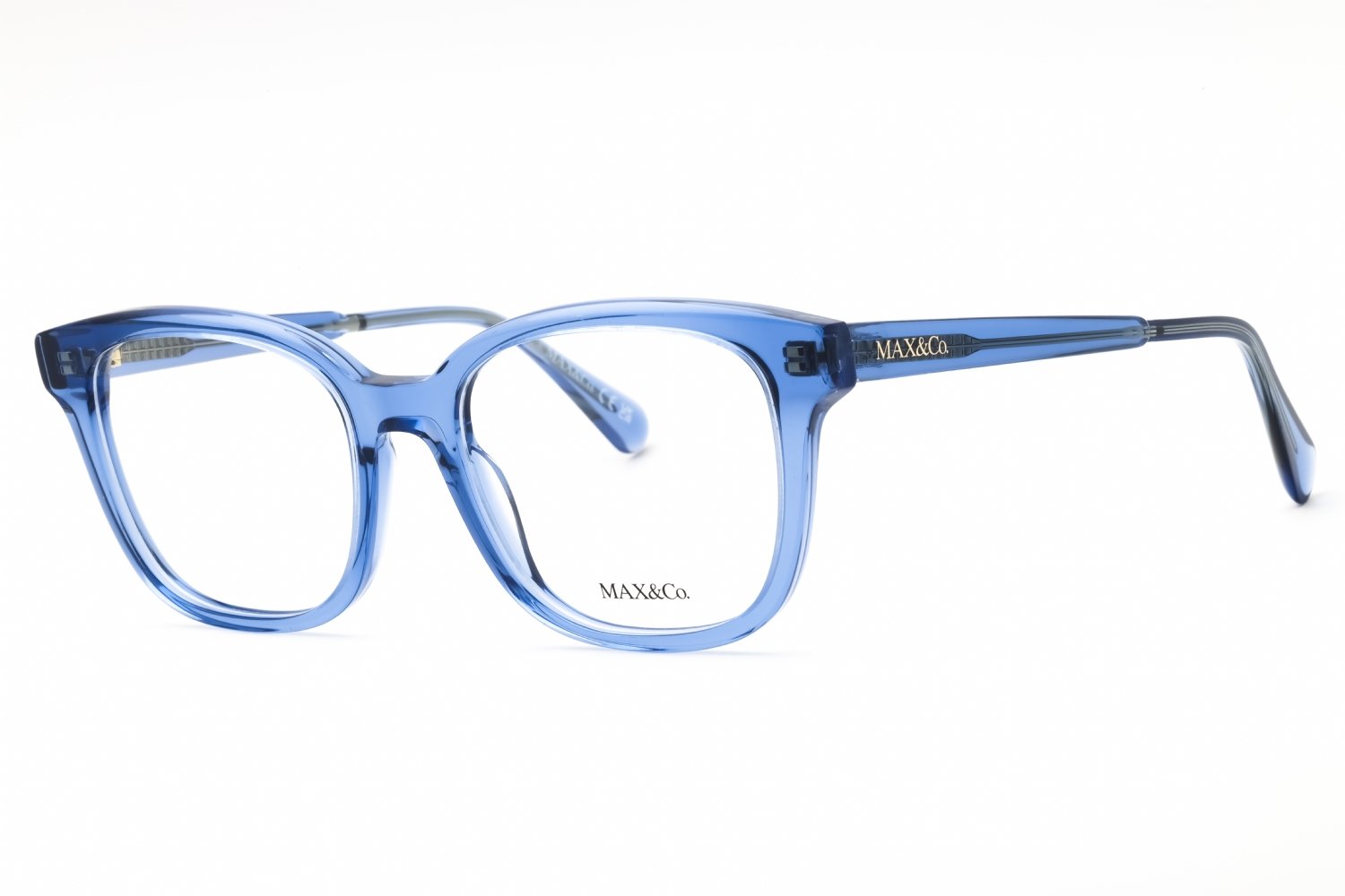 Max & Co MO5144 shiny blue/clear demo lens 090 51-18-145 MM
