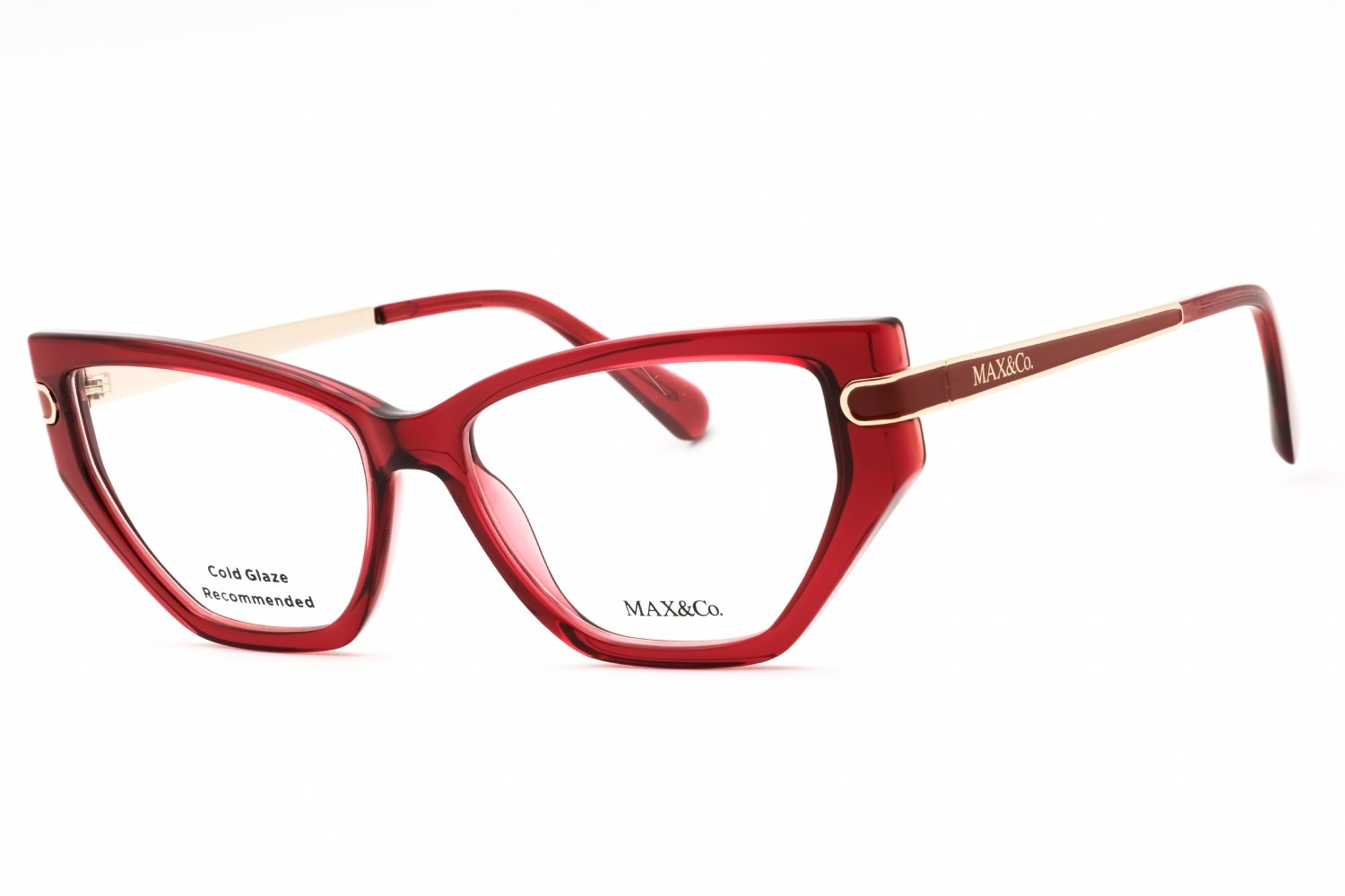 Max & Co MO5170 shiny bordeaux/clear demo lens 069 54-15-140 MM