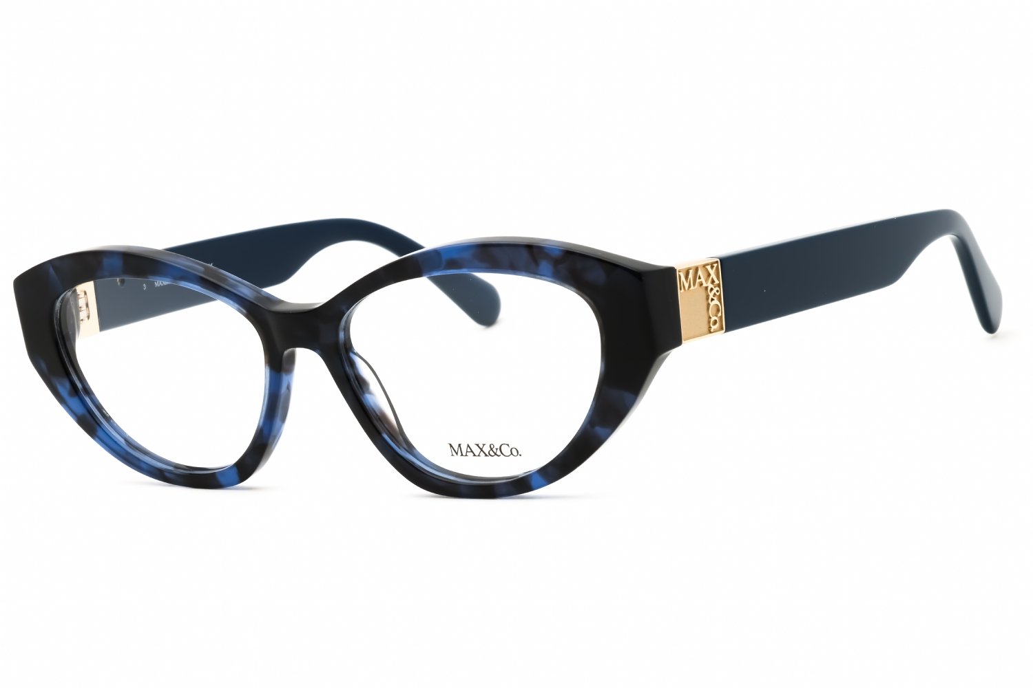 Max & Co MO5176 coloured havana/clear demo lens 055 53-15-140 MM