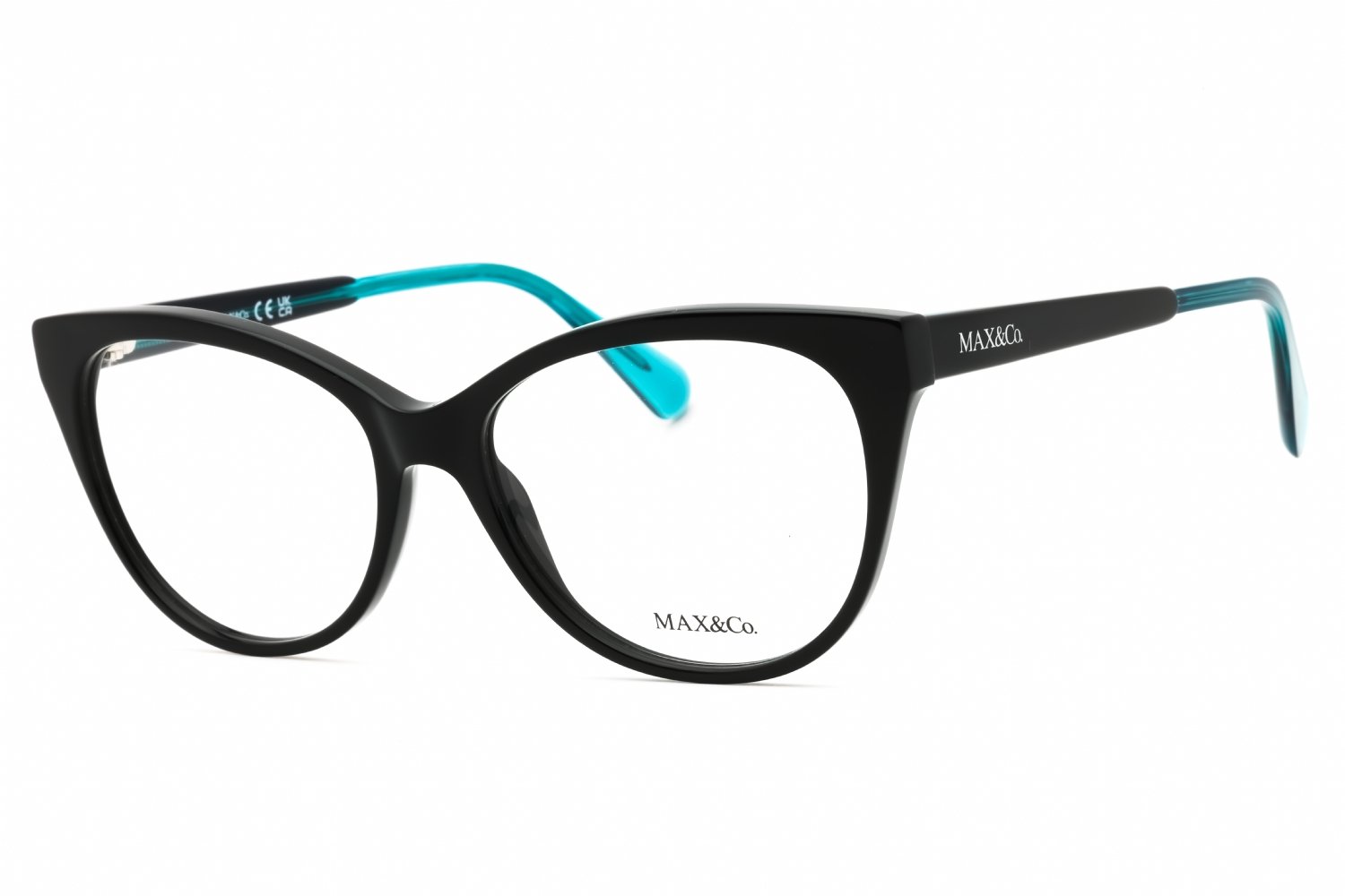 Max & Co MO5003 shiny black/Clear demo lens 001 54-16-140 MM