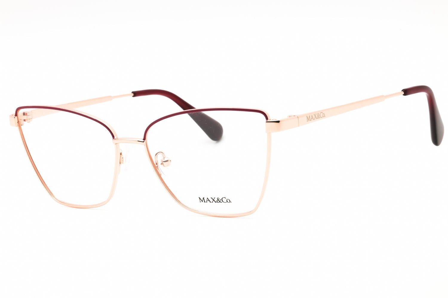 Max & Co MO5035 pink gold/clear demo lens 033 54-15-140 MM