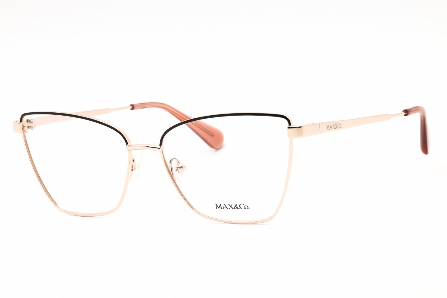 Max & Co MO5035 shiny rose gold/clear demo lens 028 54-15-140 MM