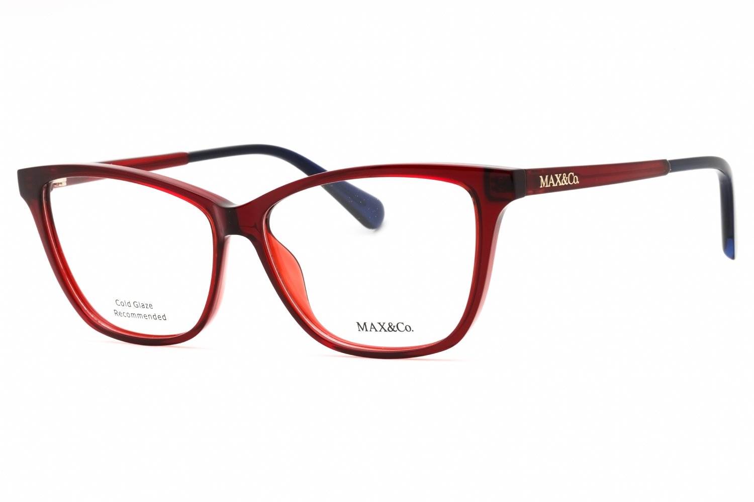 Max & Co MO5038 shiny red/clear demo lens 066 56-13-140 MM