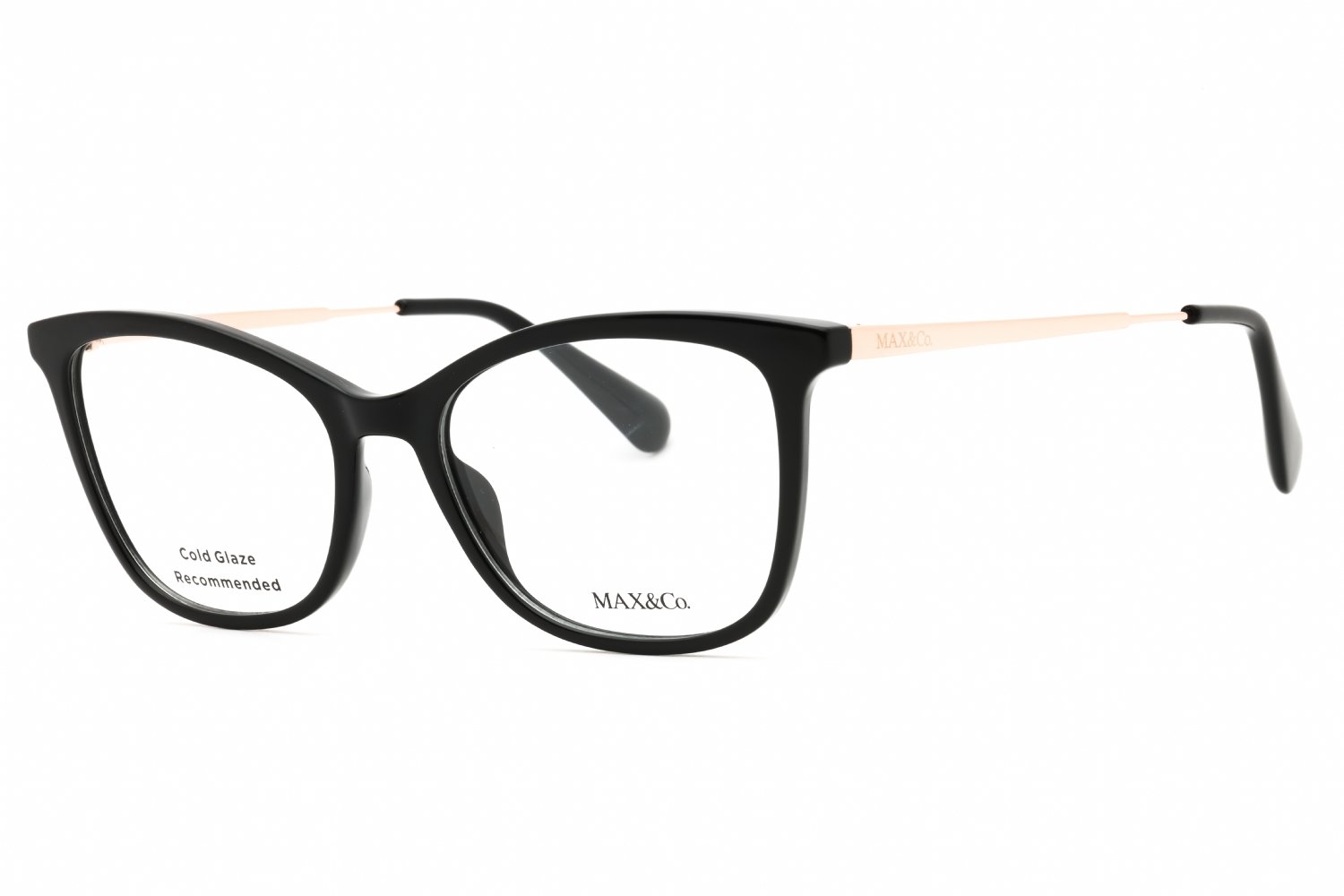 Max & Co MO5051 shiny black/clear demo lens 001 51-16-140 MM
