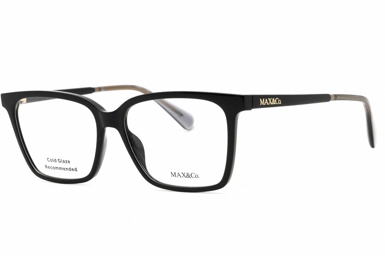 Max & Co MO5052 shiny black/clear demo lens 001 53-14-140 MM