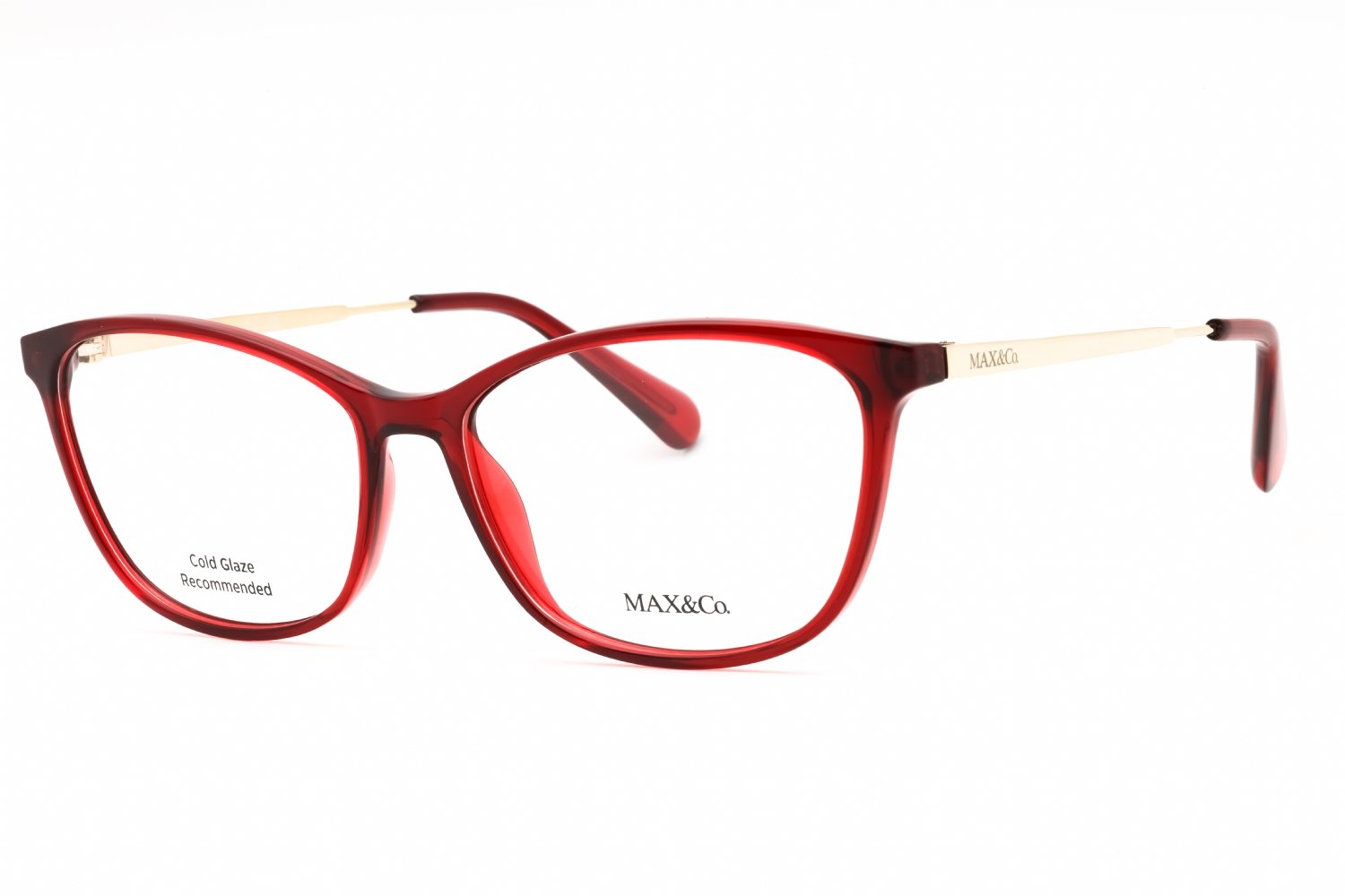 Max & Co MO5083 shiny bordeaux/clear demo lens 069 56-15-140 MM