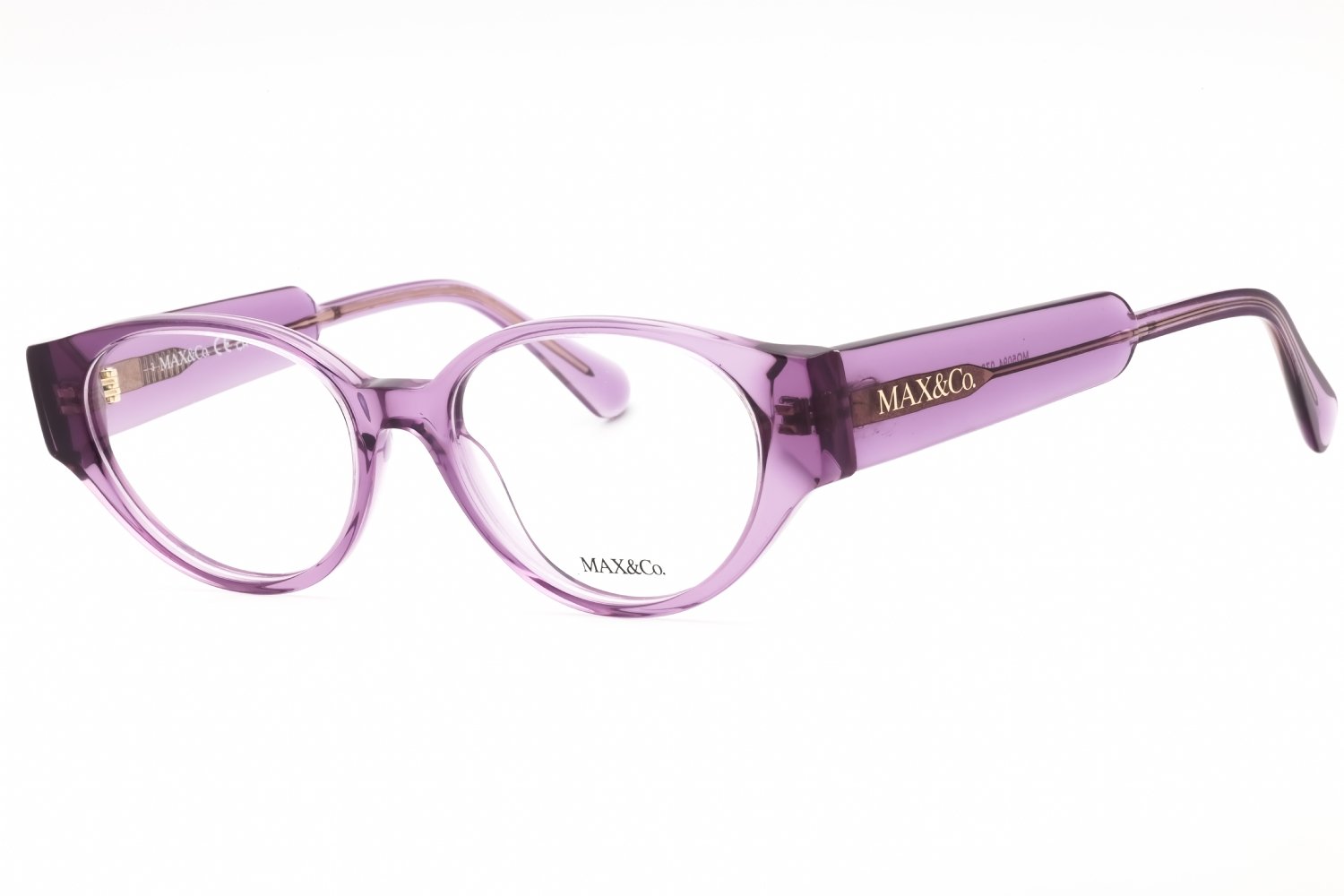 Max & Co MO5094 shiny lilac/clear demo lens 078 52-17-140 MM
