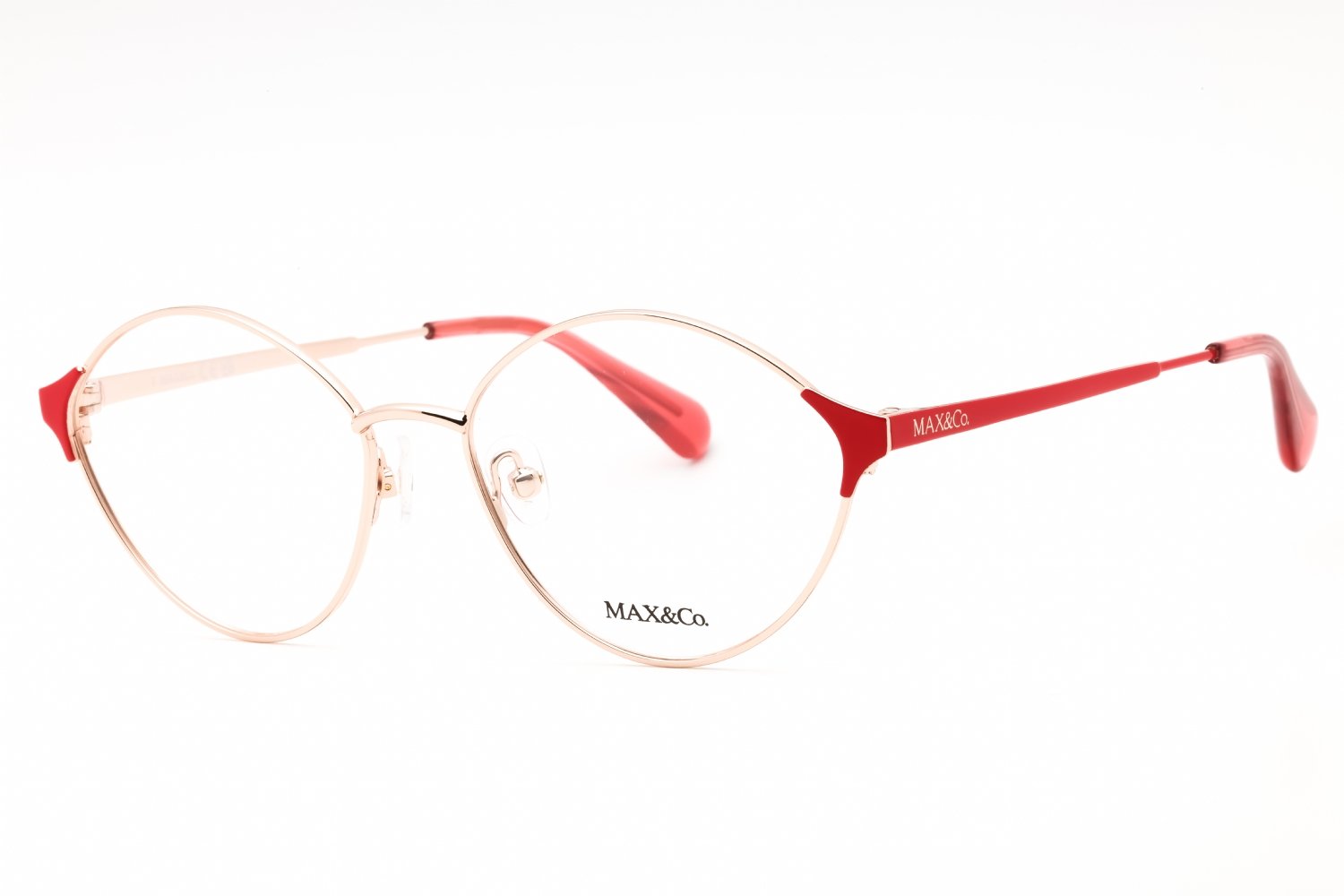 Max & Co MO5119 shiny rose gold/clear demo lens 028 52-16-140 MM