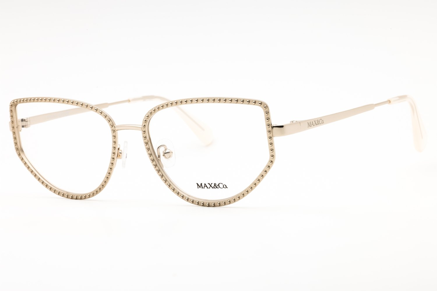 Max & Co MO5122 pale gold/clear demo lens 032 55-17-140 MM