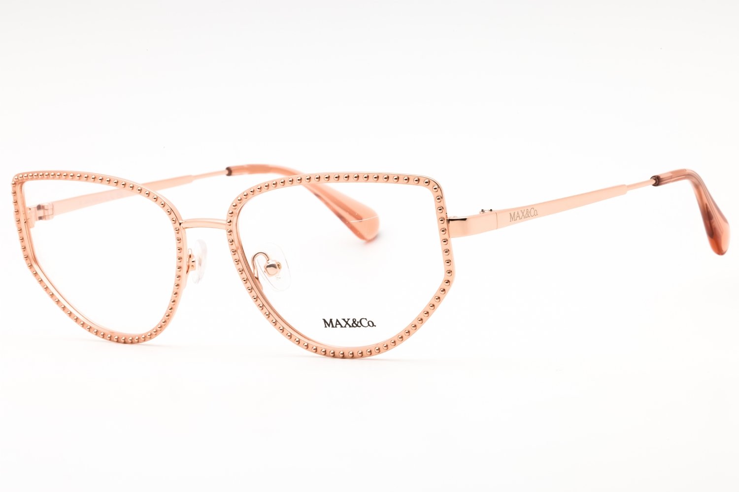 Max & Co MO5122 pink gold/clear demo lens 033 55-17-140 MM