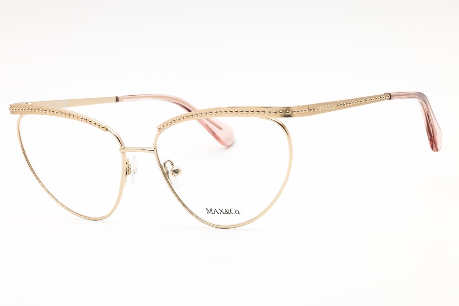 Max & Co MO5136 pale gold/clear demo lens 032 55-15-140 MM