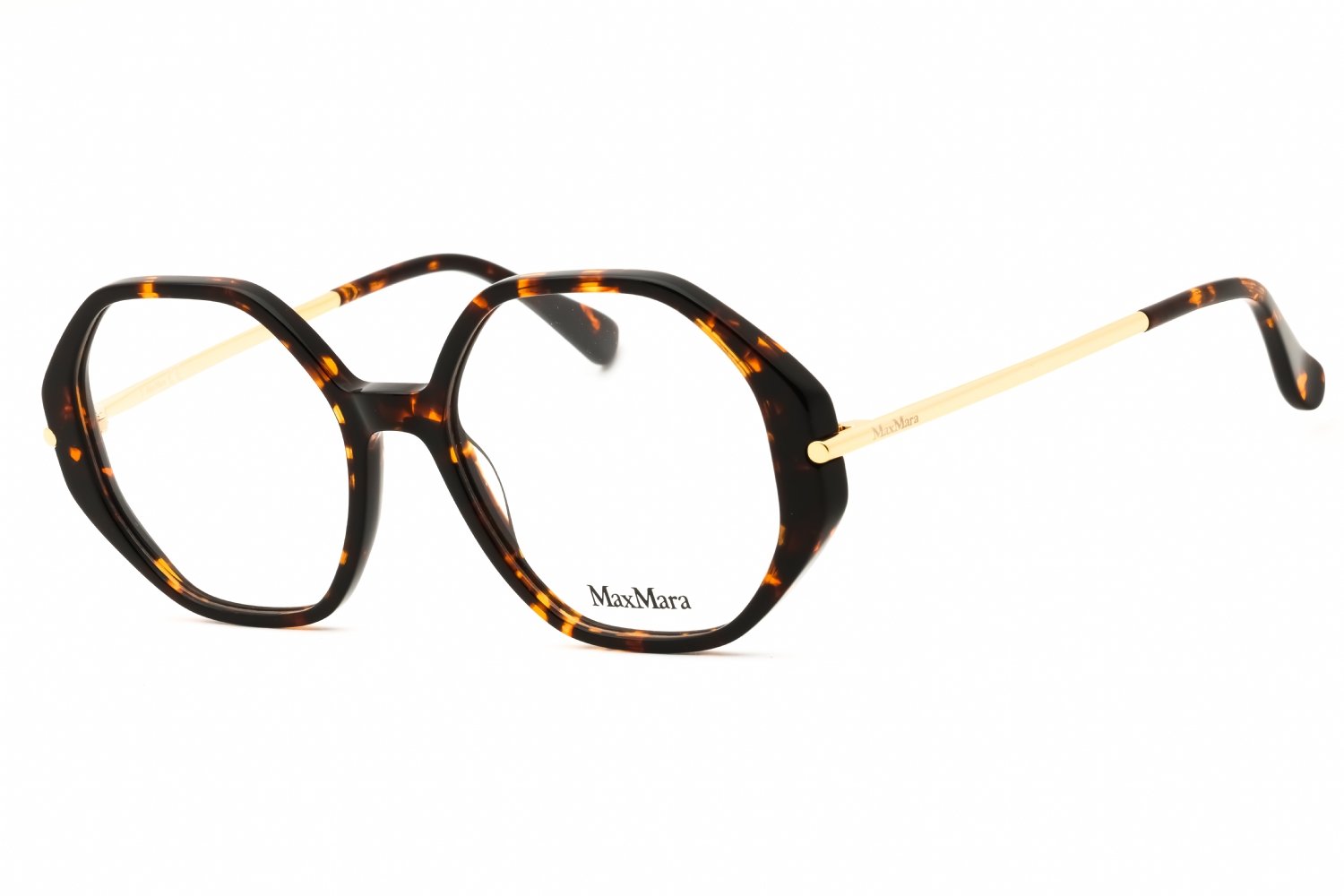 Max Mara MM5005 dark havana/clear demo lens 52A 54X18X145