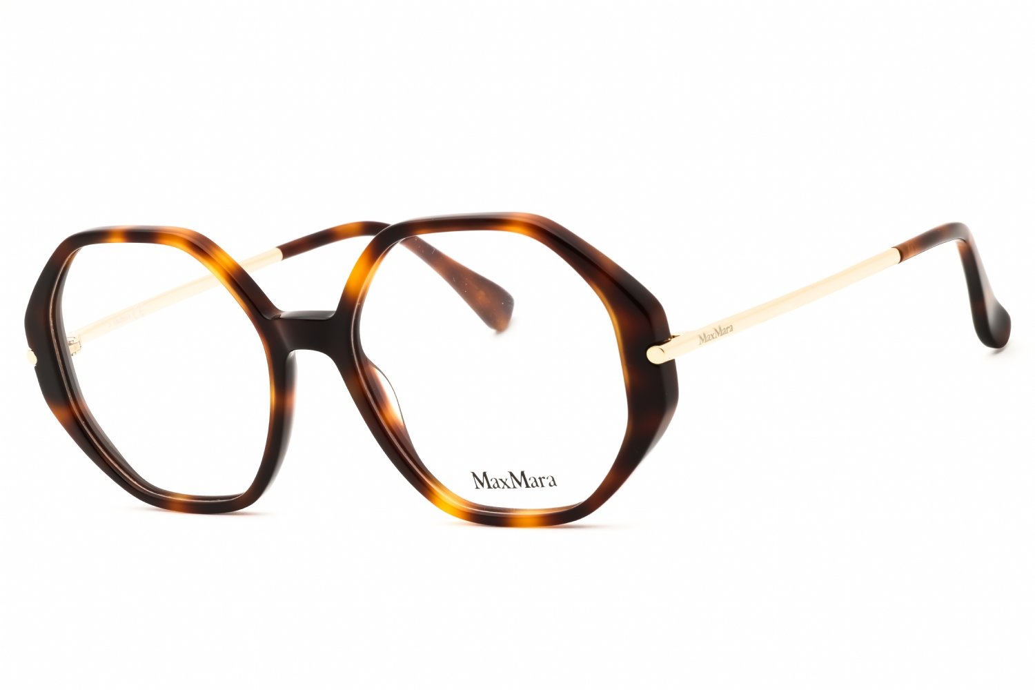 Max Mara MM5005 dark havana/clear demo lens 052 54-18-145 MM
