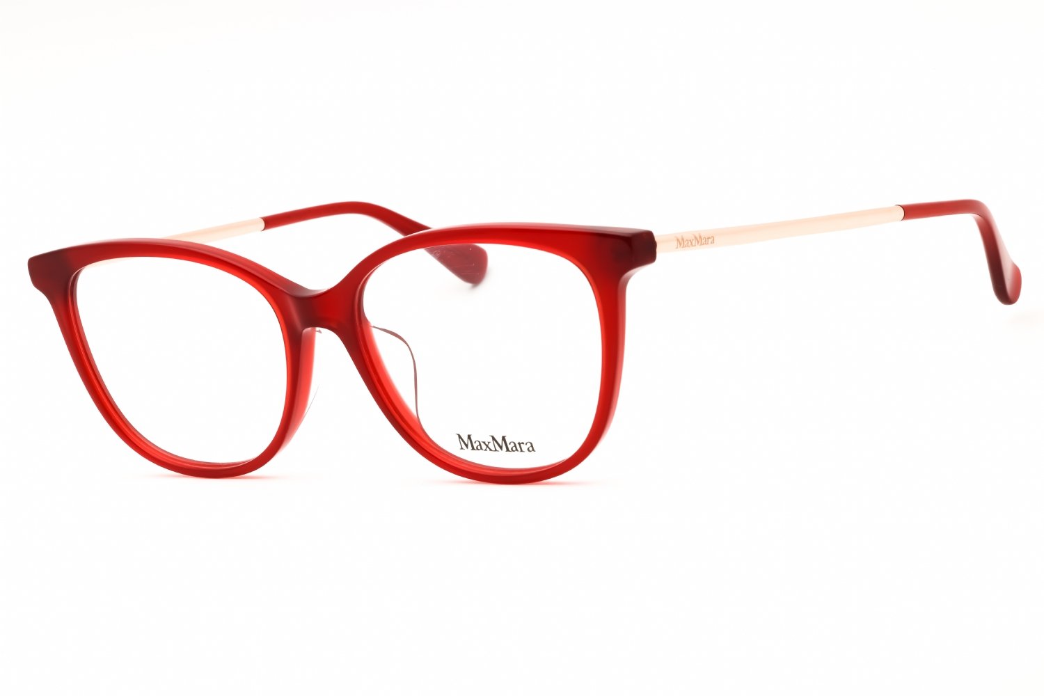 Max Mara MM5008-F shiny red/clear demo lens 066 54-16-145 MM