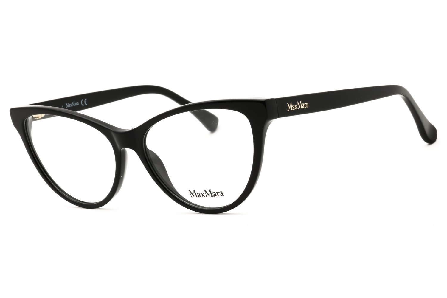 Max Mara MM5011 shiny black/clear demo lens 001 55-15-140 MM